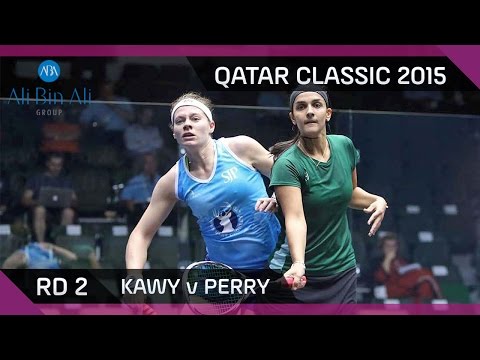 Squash: Qatar Classic 2015 - Women's Rd 2 Highlights: Kawy v Perry