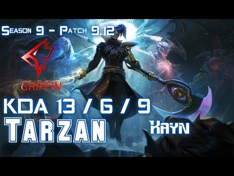 GRF Tarzan KAYN vs KARTHUS Jungle - Patch 9.12 KR Ranked