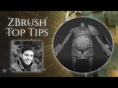 ZBrush Summit Top Tips & Tricks - Stylized Character Armor Sculpting - Pablo Munoz Gomez