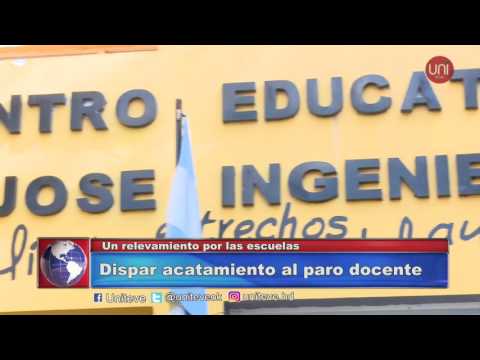 Un relevamiento por las escuelas por el paro