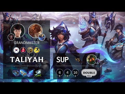 Taliyah Support vs Nautilus - KR Grandmaster Patch 10.7