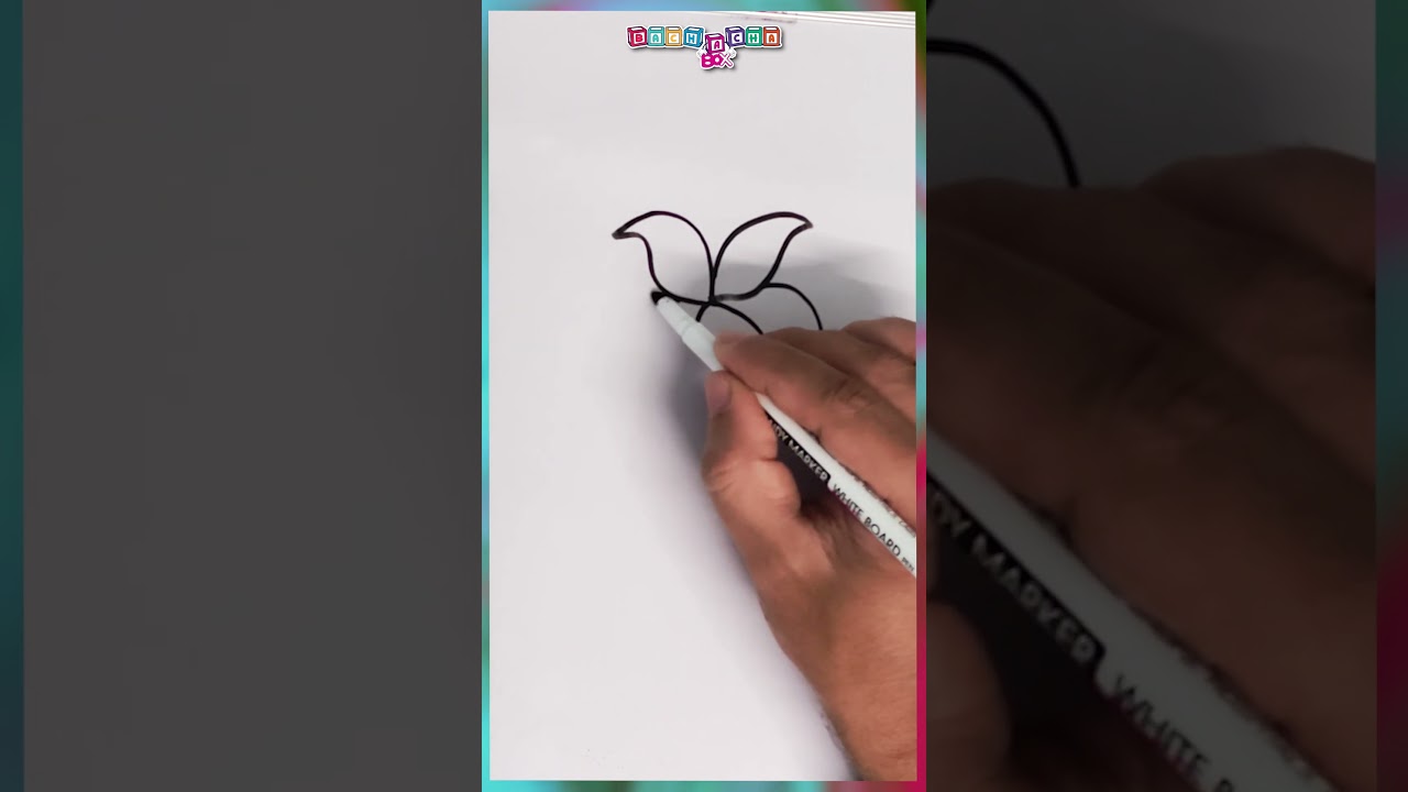 How to Draw Lily flower easy I How to draw a water lily step by step for beginners I Lily Flower