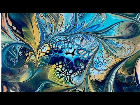(1081) Bloom Technique Modified, Paint Pouring