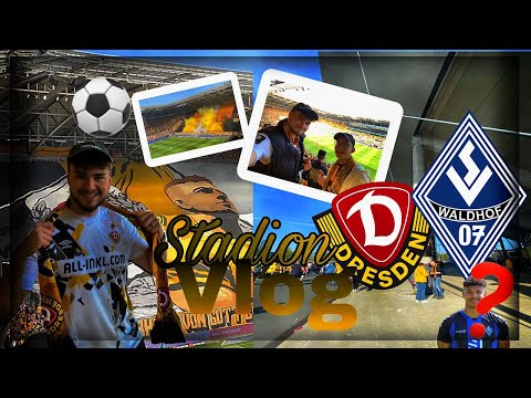 WAS FÜR EINE GEILE STIMMUNG!😍⚽️Stadionvlog - DYNAMO DRESDEN VS WALDHOF MANNHEIM🔥#004