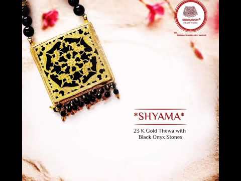 Thewa shyama earings