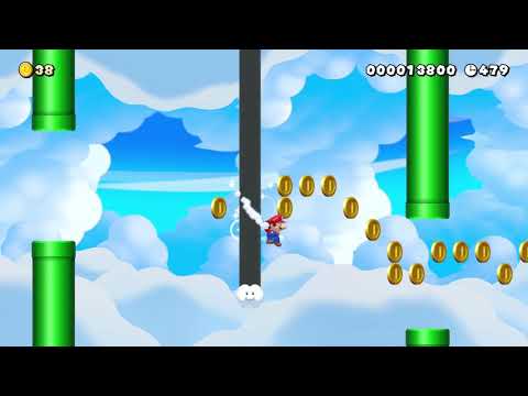 Flappy Mario: Wall Jump Edition! by AwesomeNR ~ World Record! 🍄 Super Mario Maker 2 ✹Switch✹ #azy