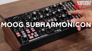 Video thumbnail for Moog Subharmonicon Semi-Modular Synthesizer Sounds (with DFAM) by Perfect Circuit