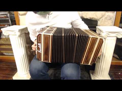SCANBANDMW - Mahogany Scandalli Argentinean 152 Note Bandoneon LM 39 37 $7999