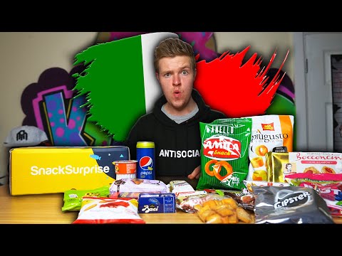 TRYING LOT'S OF ITALIAN SNACKS AND CANDY! | Snack Surprise