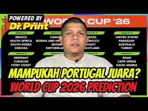 Portugal Akan Juara Piala Dunia? - WORLD CUP 2026 PREDICTION PART 1‼️