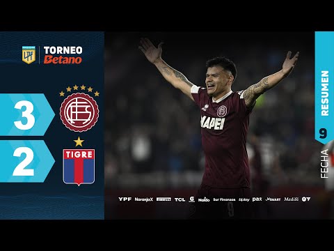 LANÚS 3 - 2 TIGRE I Resumen del partido | #TorneoBetano 2024