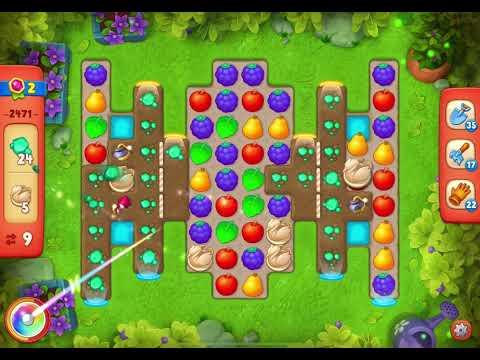 GardenScapes Level 2471 no boosters (12 moves)