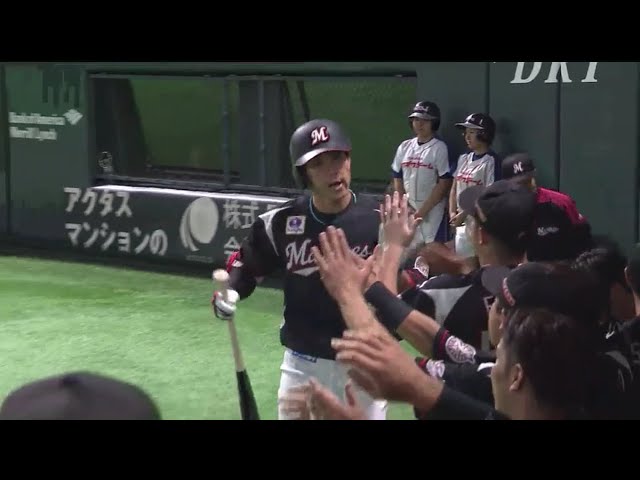 【2回表】打った瞬間確信!! マリーンズ・鈴木の第7号アーチで追加点!! 2018/10/1 H-M