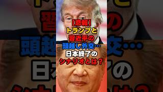 【悲報】トランプと習近平の頭越し外交…日本終了のシナリオとは？