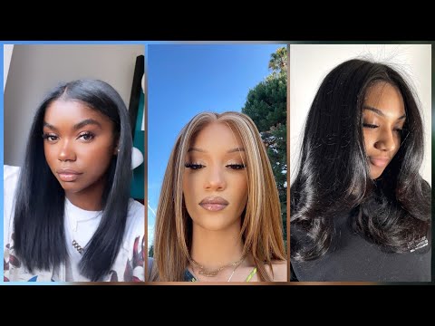 Silk Press Compilation | Blow Outs and Clip ins 2022