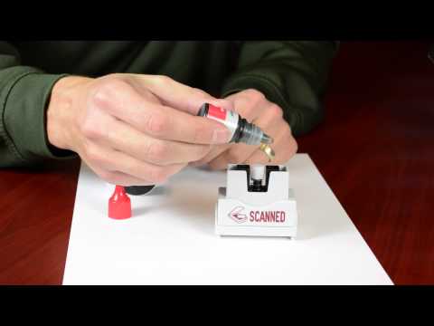 Re-inking Your Accustamp Pre-Inked Message Stamp