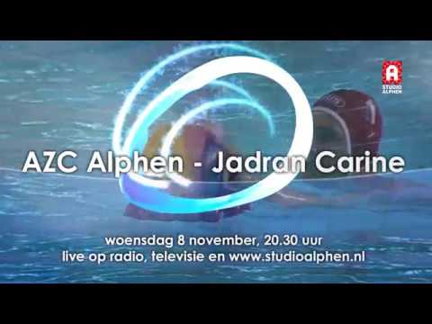 Promo: AZC Alphen - Jadran Carine LIVE op Studio Alphen