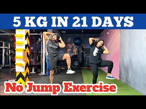 No Jump 🔥 10 mins Non Stop Weight Loss Cardio Home Workout | RD Fitness | Tamil