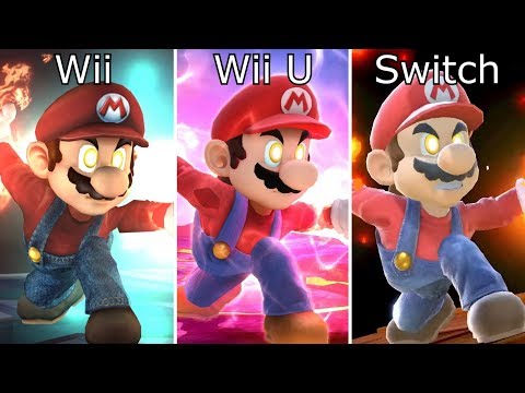 Super Smash Bros Switch vs Wii U vs Wii Final Smash Comparison