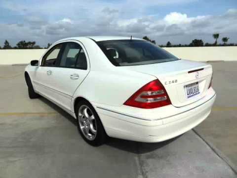 2002 Mercedes-Benz C240 4-Door Sedan 2.6L V6 (Huntington Beach, California)