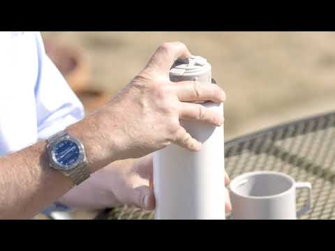 Termo ąsotis su puodeliu Zwilling Thermo 1 litro baltas video