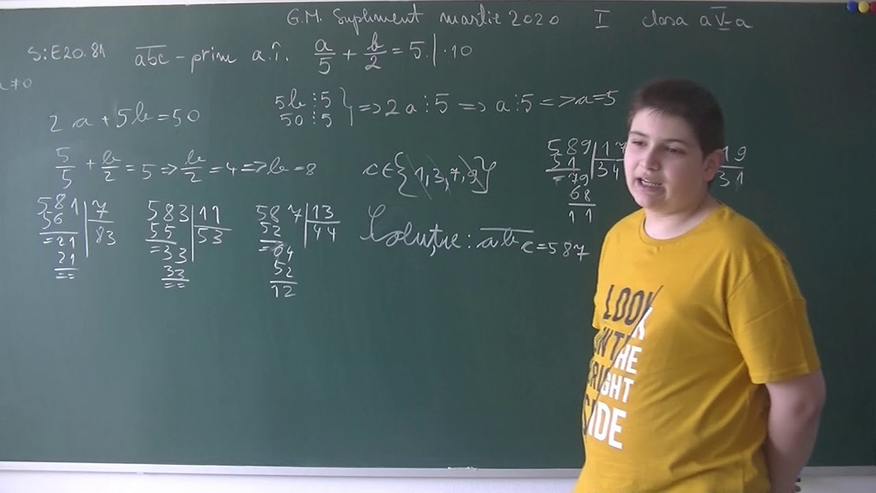 Watch Exercitii Matematica Clasa 5 Rezolvate Now 60. Supliment Gazeta Matematica - clasa a 5-a - exercitii rezolvate P1