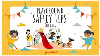 Safety rules in the Playground | Safety rules for kids | Safety in the playground | children