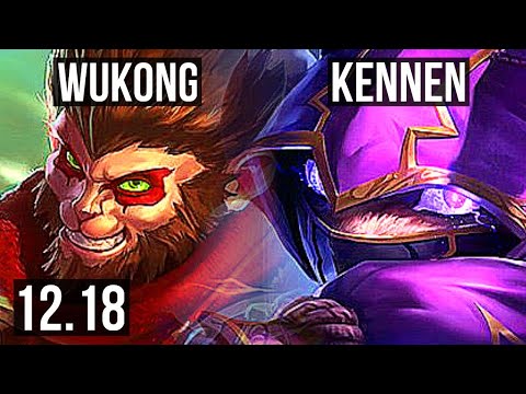 WUKONG vs KENNEN (TOP) | 4.3M mastery, 1100+ games, 6/4/16 | EUW Master | 12.18
