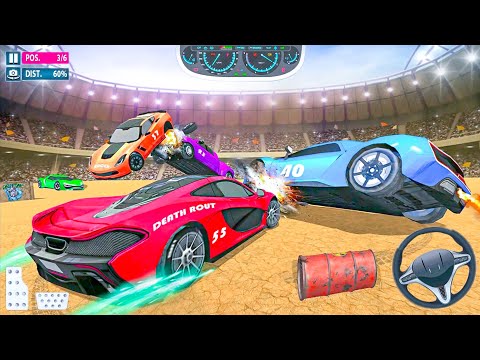 Sports Car Demolition Derby Crash Survival Racing Stunt Simulator - Android Gameplay.