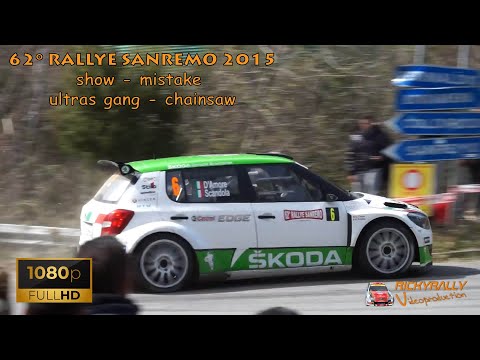 62° Rallye Sanremo 2015 - Sanremo Rally Storico | show - mistake - ultras gang - chainsaw