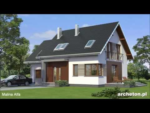 Projekt domu Malina Alfa - archeton.pl