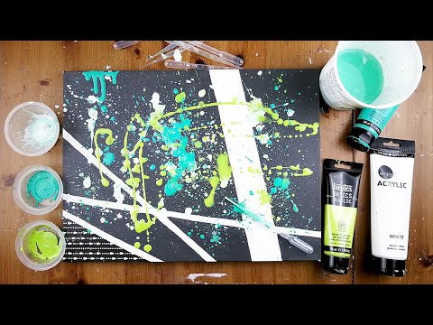 Splatter Paint technique