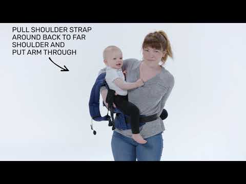 LÍLLÉbaby Carrier Tutorial - Back Carry in Your Position