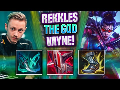 REKKLES IS A GOD WITH VAYNE! - KC Rekkles Plays Vayne ADC vs Twitch! | Season 2022