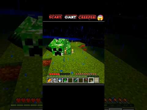 Shocking! Giant Creeper Attack in Minecraft