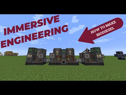 How to make BioDiesel/Refinery in Immersive Engineering (Minecraft 1.16)