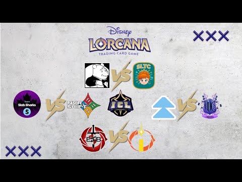 Live Disney Lorcana: ICL Preshow || ICL Season 2 Top 8: SLTC vs The Lorcana Loungers