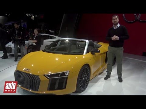 2016 Audi R8 Spyder V10 : objectif rigidité [SALON DE NEW YORK]