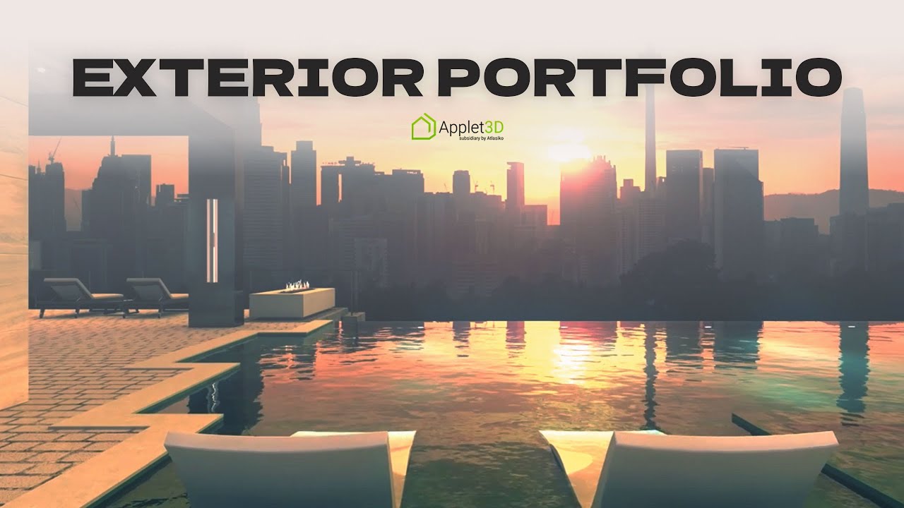 3D Flythrouhg Exterior Animation Video by Applet3D