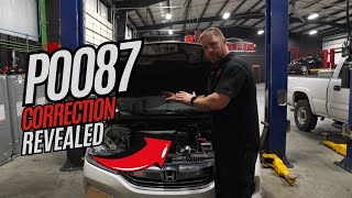 I FIXED the P0087 FAULT CODE - Here's HOW