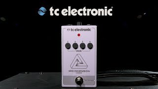 Video thumbnail for TC Electronic 3rd Dimension Chorus Pedal | Gear4music demo by Gear4music Guitars