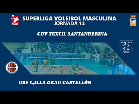 SVM1819 - Jornada 13 - Voley Textil Santanderina vs UBE L'Illa Grau