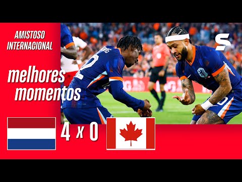 Gols e lances de Holanda x Canadá