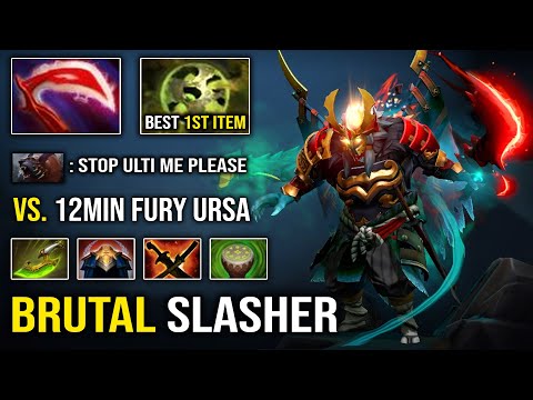 HARDEST SLASH JUGGERNAUT Imba 1st Corrosion Orb + Desolator Even Ursa Can't Stand 1v1 Dota 2