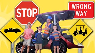 Golf Carts with Handyman Hal | Learn Street Signs | Tools for Toddlers