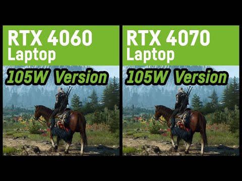 RTX 4060 vs. RTX 4070 in 10 Games - Laptop/Notebook Gaming Test