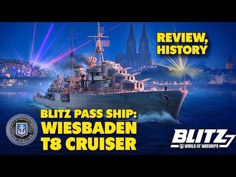 Blitz Pass Ship: Tier 8 Wiesbaden Cruiser | World of Warships Blitz 