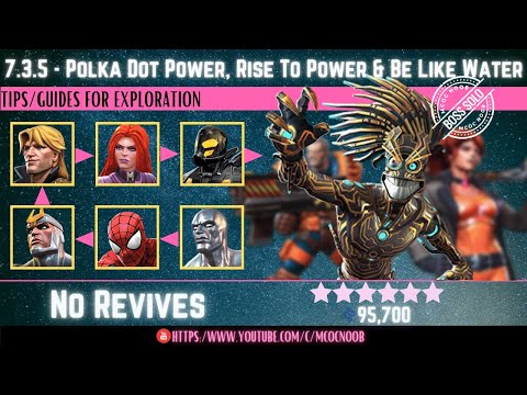 MCOC: Act 7.3.5 - Polka Dot Power, Rise to Power & Be Like Water - Warlock - (Book 2, Act 1.3)