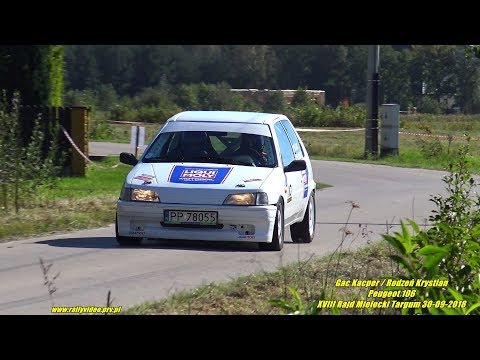 Gac Kacper / Rodzeń Krystian - Peugeot 106 - XVIII Rajd Mielecki Targum 30-09-2018