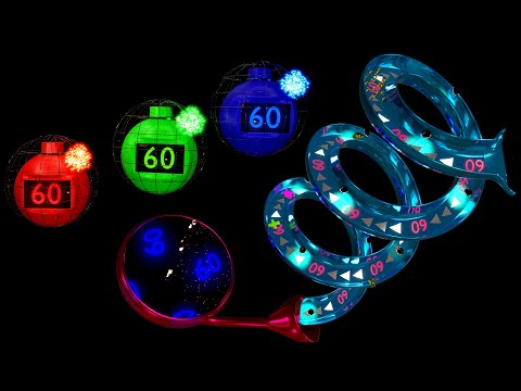 1 Minute Timer Bomb 💣 Marble Race | 3D Timer